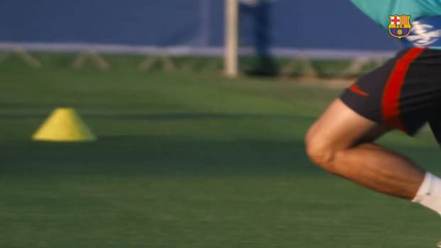 Barça prepare for LaLiga opener with an intense workout